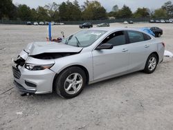 Chevrolet salvage cars for sale: 2018 Chevrolet Malibu LS