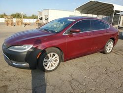 Salvage cars for sale from Copart Fresno, CA: 2015 Chrysler 200 Limited