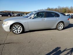 Salvage cars for sale at Brookhaven, NY auction: 2003 BMW 745 LI