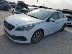 Flood-damaged cars for sale at auction: 2015 Hyundai Sonata Sport