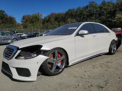 Salvage cars for sale at Waldorf, MD auction: 2015 Mercedes-Benz S 63 AMG