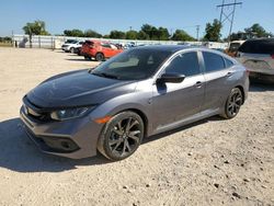 Honda salvage cars for sale: 2020 Honda Civic Sport