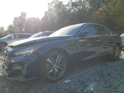 Infiniti salvage cars for sale: 2019 Infiniti Q50 Luxe