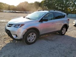 Salvage cars for sale from Copart North Billerica, MA: 2015 Toyota Rav4 LE