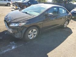 Salvage cars for sale at Denver, CO auction: 2013 Honda Civic LX