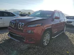 Salvage cars for sale at Magna, UT auction: 2017 Jeep Cherokee Overland