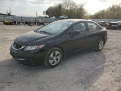 Salvage cars for sale at Oklahoma City, OK auction: 2013 Honda Civic LX