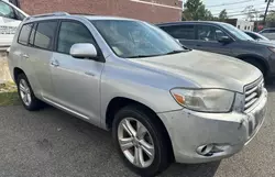 Toyota salvage cars for sale: 2009 Toyota Highlander Limited