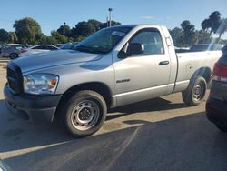 Salvage cars for sale at Riverview, FL auction: 2008 Dodge RAM 1500 ST