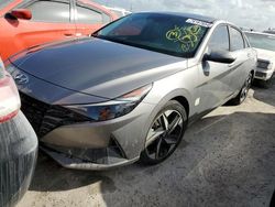 Salvage cars for sale at Riverview, FL auction: 2022 Hyundai Elantra Limited