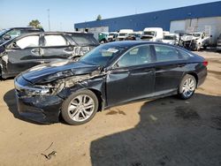 Salvage cars for sale at Woodhaven, MI auction: 2020 Honda Accord LX