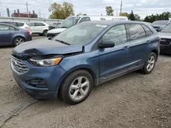 Salvage cars for sale at Lansing, MI auction: 2019 Ford Edge SE