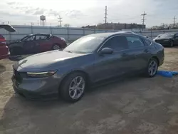 Salvage cars for sale at Chicago Heights, IL auction: 2023 Honda Accord LX