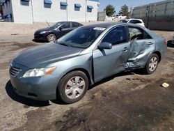 Toyota Camry ce salvage cars for sale: 2007 Toyota Camry CE