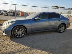 Salvage cars for sale at Houston, TX auction: 2010 Infiniti G37 Base