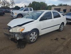 Salvage cars for sale at New Britain, CT auction: 2004 Toyota Corolla CE