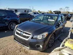 Salvage cars for sale at Elgin, IL auction: 2012 Subaru Impreza Sport Premium