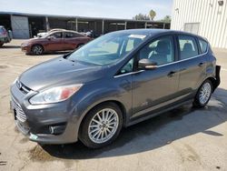 Salvage cars for sale at Fresno, CA auction: 2016 Ford C-MAX Premium SEL