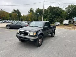 Salvage trucks for sale at North Billerica, MA auction: 2001 Toyota Tacoma Xtracab