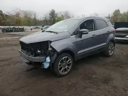 Ford salvage cars for sale: 2018 Ford Ecosport Titanium