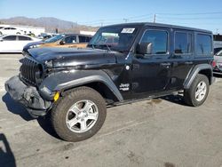 Salvage cars for sale from Copart Sun Valley, CA: 2018 Jeep Wrangler Unlimited Sport