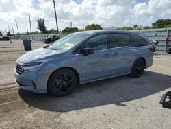 Salvage cars for sale at Miami, FL auction: 2023 Honda Odyssey SPORT-L