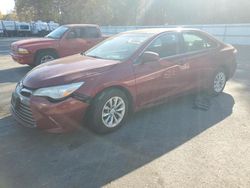 Salvage cars for sale at Glassboro, NJ auction: 2016 Toyota Camry LE