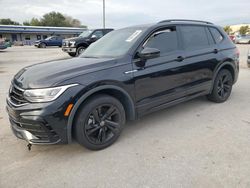 Volkswagen salvage cars for sale: 2023 Volkswagen Tiguan SE R-LINE Black