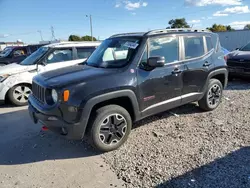 Jeep salvage cars for sale: 2017 Jeep Renegade Trailhawk