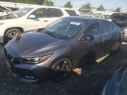 Nissan salvage cars for sale: 2021 Nissan Sentra SR