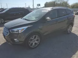 Salvage cars for sale at Oklahoma City, OK auction: 2019 Ford Escape Titanium