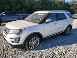 Salvage cars for sale at auction: 2017 Ford Explorer Limited