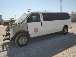 Salvage trucks for sale at Abilene, TX auction: 2017 Chevrolet Express G3500 LT