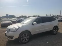 Salvage cars for sale at Des Moines, IA auction: 2015 Chevrolet Traverse LTZ