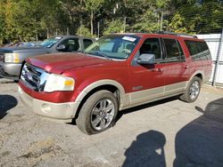 Ford salvage cars for sale: 2008 Ford Expedition EL Eddie Bauer