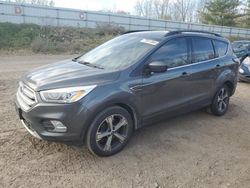 Salvage cars for sale at Davison, MI auction: 2017 Ford Escape SE