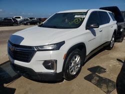 Salvage cars for sale at Arcadia, FL auction: 2022 Chevrolet Traverse LS