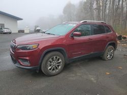 Salvage cars for sale at East Granby, CT auction: 2021 Jeep Cherokee Latitude Plus