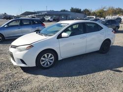 Toyota Corolla Vehiculos salvage en venta: 2015 Toyota Corolla L