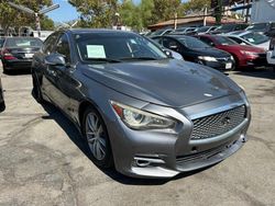 Salvage cars for sale at Rancho Cucamonga, CA auction: 2016 Infiniti Q50 Premium