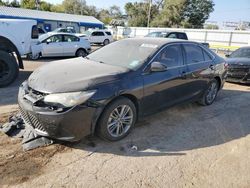 Salvage cars for sale at Wichita, KS auction: 2015 Toyota Camry LE