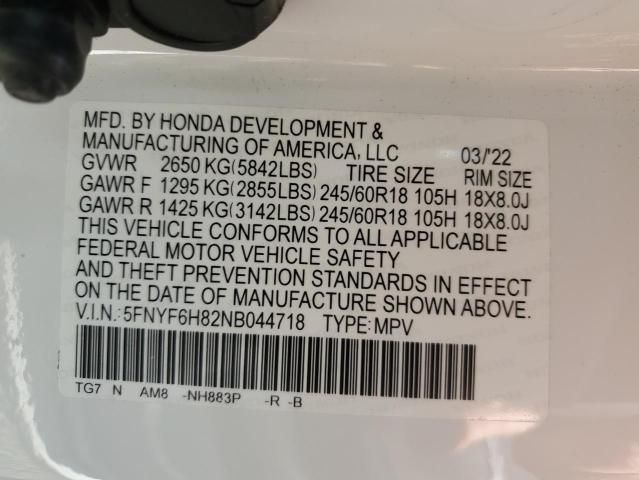 2022 Honda Pilot Trailsport