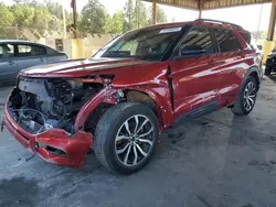 Salvage cars for sale at Gaston, SC auction: 2022 Ford Explorer ST-Line