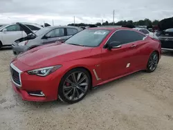 Salvage cars for sale at Arcadia, FL auction: 2019 Infiniti Q60 RED Sport 400