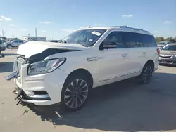 Salvage Cars with No Bids Yet For Sale at auction: 2018 Lincoln Navigator Select