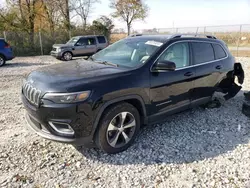 Salvage cars for sale at Cicero, IN auction: 2019 Jeep Cherokee Limited