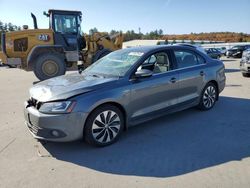 Salvage cars for sale at Windham, ME auction: 2014 Volkswagen Jetta Hybrid