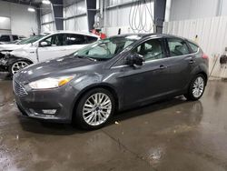 Salvage cars for sale at Ham Lake, MN auction: 2017 Ford Focus Titanium