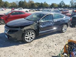 Chevrolet salvage cars for sale: 2018 Chevrolet Impala Premier