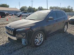 Jeep salvage cars for sale: 2016 Jeep Cherokee Limited